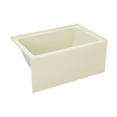 thumbnail image 3 of Voltaire 48" x 32" Left-Hand Drain Alcove Bathtub with Apron in Bisque, 3 of 10