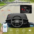 thumbnail image 4 of Ford Ride on Cars, 12V Ford F150 Raptor Powered Ride on Toys with Remote Control, Electric Car for Kids with Bluetooth/FM/Trunk, 4 Wheelers Truck for Toddlers Boys Girls Ages 3-6, Black, 4 of 13