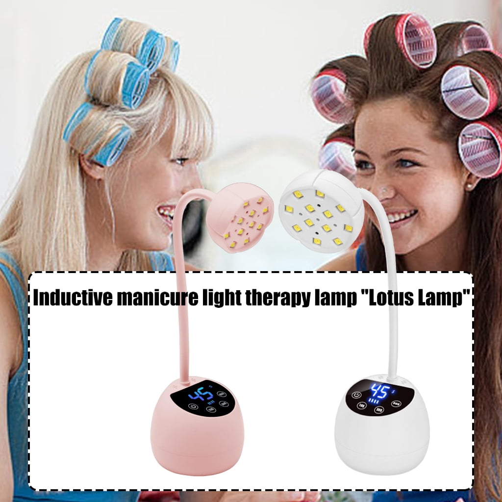 UVS Nails Lamp Gooseneck UVS Light for Gel Nails Polish Flashs LED Nails Lamp with Three Timers Sensors Home Salon