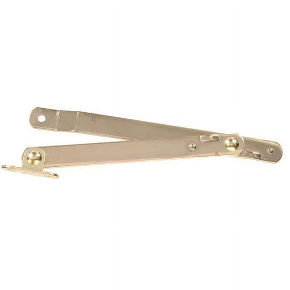 Hillman Group 851581 Carded - Folding Support Right Brass Plated