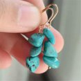 thumbnail image 4 of K-KED Elegant Natural 6-10mm Turquoise Irregular Gemstone Beads Earrings AAA, 4 of 6
