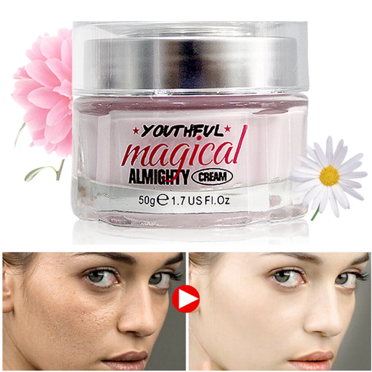 Youthful Magic Face Cream AntiAging Wrinkle Whitening Shrink Pores