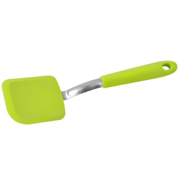 Espátula de cocina de silicona resistente al calor con mango largo para saltear pescado, pala para hornear