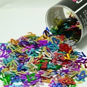 Confetti Number 21 MultiColors - Half Pound (8 oz) - CCL7217