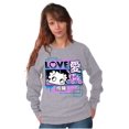 thumbnail image 5 of Kanji Style Betty Boop Love XOXO Women Crewneck Sweatshirt Brisco Brands S, 5 of 6