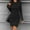 Black, variant on Antqov Sweater Dress for Women, Solid Color Long Sleeve Crew Neck Knit Bodycon Fishtail Slimming Dress, Fall Winter Elegant Cozy Soft Casual Dress