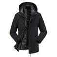 thumbnail image 1 of Chaqueta impermeable, resistente al viento y gruesa, 3 en 1, cálida, para deportes al aire libre, para hombre y mujer, para otoño e invierno., 1 of 5