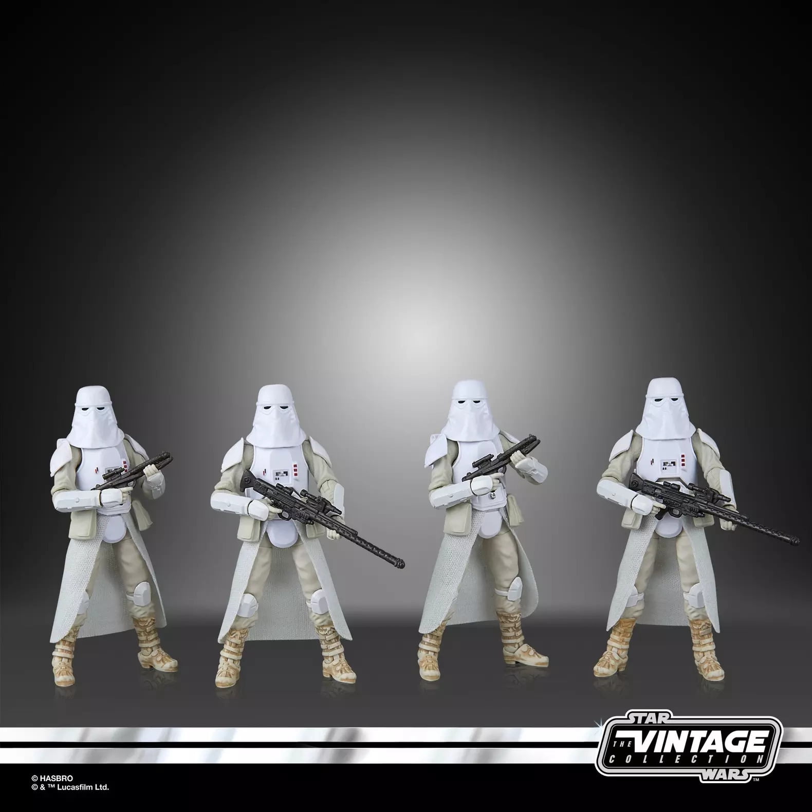 Star Wars: The Empire Strikes Back - Vintage Collection - Snowtrooper Action Figure 4-Pack