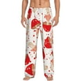 thumbnail image 2 of Goofa Cute Mushroom Printed Soft Pajama Pants for Men, Wide Leg Comfy Casual Lounge Yoga Pants-XX-Large, 2 of 9