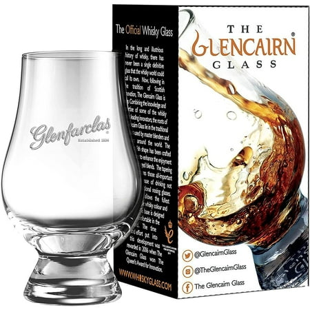 Glencairn Glenfarclas Logo Single Malt Scotch Whisky Tasting Glass