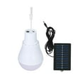 thumbnail image 2 of Monocrystalline Solar LED Bulb Light | USB Rechargeable Portable Lantern | 1.5W 6000-6500K | Indoor Outdoor Camping Tent Hiking Fishing | With Lanyard | 4+ Hr Runtime | Set of 1, 2 of 9