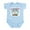 Sky Blue, variant on CafePress - Kendog Braces Infant Bodysuit - Baby Light Bodysuit, Size Newborn - 24 Months
