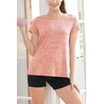 thumbnail image 3 of PARNIXS Women's Short Sleeve Split Side Pregnancy T-Shirts Maternity Clothes, Large, 3 of 8