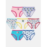 Stitch Girls Cotton Brief Character Underwear, 7-Pack, Size 4-8