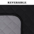 thumbnail image 7 of PrimeBeau Durable Reversible Non-Slip Sofa Slipcover for Pets & Kids, Elastic Straps, Machine Washable, Black/Grey, 7 of 7
