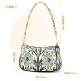 thumbnail image 3 of FORMRS Womens Shoulder Bag with Chain Strap Clutch Purse Cute Tote Handbag, Blue Floral Pattern, 3 of 7