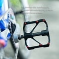 thumbnail image 4 of Naiovety 1 par de pedales de bicicleta de carretera, pedales de aleación de aluminio, reposapiés, piezas de repuesto, accesorios para pie de ciclismo Ciclismo Rojo Naiovety OD021823-02, 4 of 6