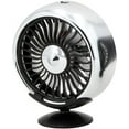 thumbnail image 1 of CHAO (Plata) Ventilador de ventilación de coche USB con luz colorida/ventosa, ventilador de coche USB, mini aire acondicionado de coche, ventilador de clip (ventilador de ventilación, negro), 1 of 5