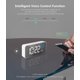 thumbnail image 1 of 1 Pice(couleur Argent)rveil Numrique, Alarm Rveil Led Con Función Snooze, Charge Des Ports Usb, 1 of 5