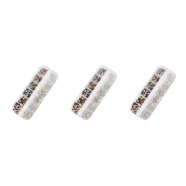 Seitruly 1 bolsa de cristal de cristal en forma especial fácil de pegar brillo diamantes de imitación para uñas diferentes estilos Type1 NO1