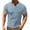 Blue, variant on Men's Henley Shirts Short Sleeve Casual Basic Henley Tee Summer Button Lightweight Stretch T Shirts