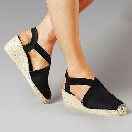 

fzm women shoes women s fashion casual strappy thick-bottom sandals platform closed toe shoes