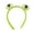 Grass green headband, variant on Carnivals Green Frog Headband Plush Hairbands Cute Girls Washing Face Headband