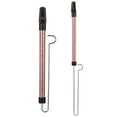 thumbnail image 2 of Aluminum Alloy+PC Slide Whistle with Note Guide - Musical Instrument for Adults & Kids, Black/Green/Gold/Pink/Colorful Options, Lightweight 74g, Includes English Manual & Hook, Easy to Play Songs, 2 of 6