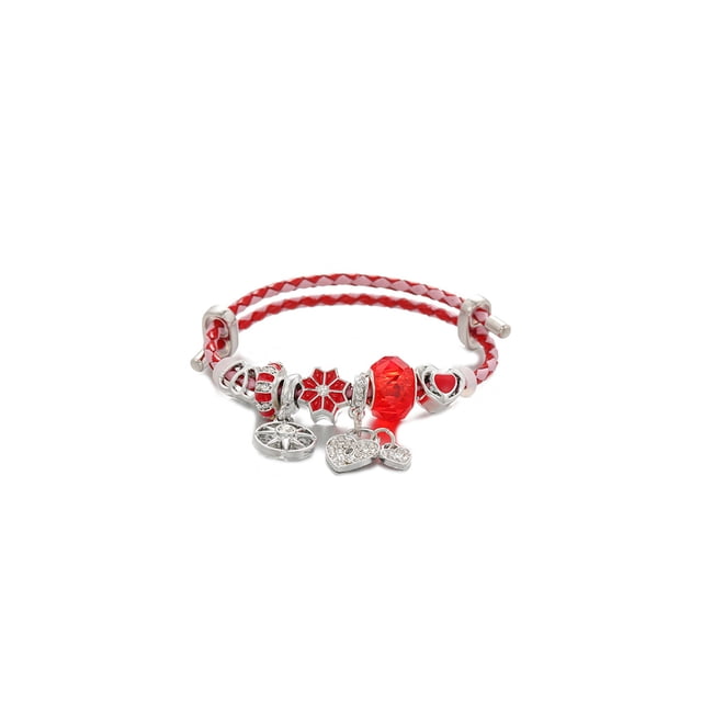 Femmes en Acier Inoxydable Cristal Breloques Bracelets Fil Câble Strass Boule Disco Ouvert Manchette Réglable Bijoux Bricolage
