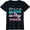 Black, variant on Being Upside Down is My Normal Fashion Tops Girl Short Sleeve Casual Round Neck Tees