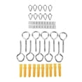 thumbnail image 3 of String Light Hanging Kit, PVC Coated Corrosion Resistance Stainless Steel Wire Rope Kit Anti Rust  Toughness  For Hanging Colored Lights, 3 of 8