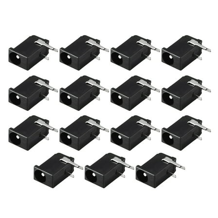 15pcs DC-002 3.5mmx1.1mm DC Power Jack Plug 3Pin Female Socket Connector
