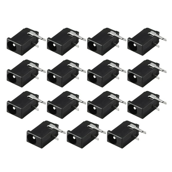 15pcs DC-002 3.5mmx1.1mm DC Power Jack Plug 3Pin Female Socket Connector