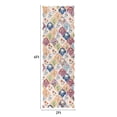 thumbnail image 2 of Scalloped Runner Rug for Hallway, Yamaziot 2'x6' Washable Floral Rug Runner for Floor, Non Slip Bedroom Carpet, Colorful, 2 of 10