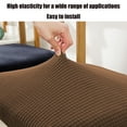 thumbnail image 4 of Chair Slipcover, Stretch Spandex Seat Cover, Corn Texture Cushion, Washable Removable Protector, Non-Slip Dining Bar Stool Pad, Office Wedding Chair Decor, 4 of 6
