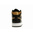 thumbnail image 4 of Jordan Men's 1 Mid Black Metallic Gold Shoes, from StockX, 4 of 5