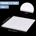 thumbnail image 2 of 2pcs PVC Foam Board Sheet 12x12inch Square White Foam PVC Plates Plastic Sheets, 2 of 9