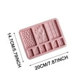 AaSFJEG Chocolate Moulds Silicone Candy Cavity Small Break Apart