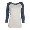 thumbnail image 1 of Delta Platinum Ladies 3/4 Sleeve Raglan Tee, 1 of 1