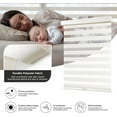 thumbnail image 3 of SUNOFF Zebra Blinds – Cordless & Custom Size Dual-Layer Shades, Modern & Safe Design for Home or Office!42" W x 72" H, Beige, 3 of 5