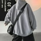 thumbnail image 5 of Suéter de cuello alto con capucha para hombre, suéter holgado de primavera y otoño, abrigo de estudiante retro japonés, 5 of 5