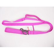 Boots & Barkley Reflective Dog Leash Control Handle & Comfort Grip M, 50lbs Pink