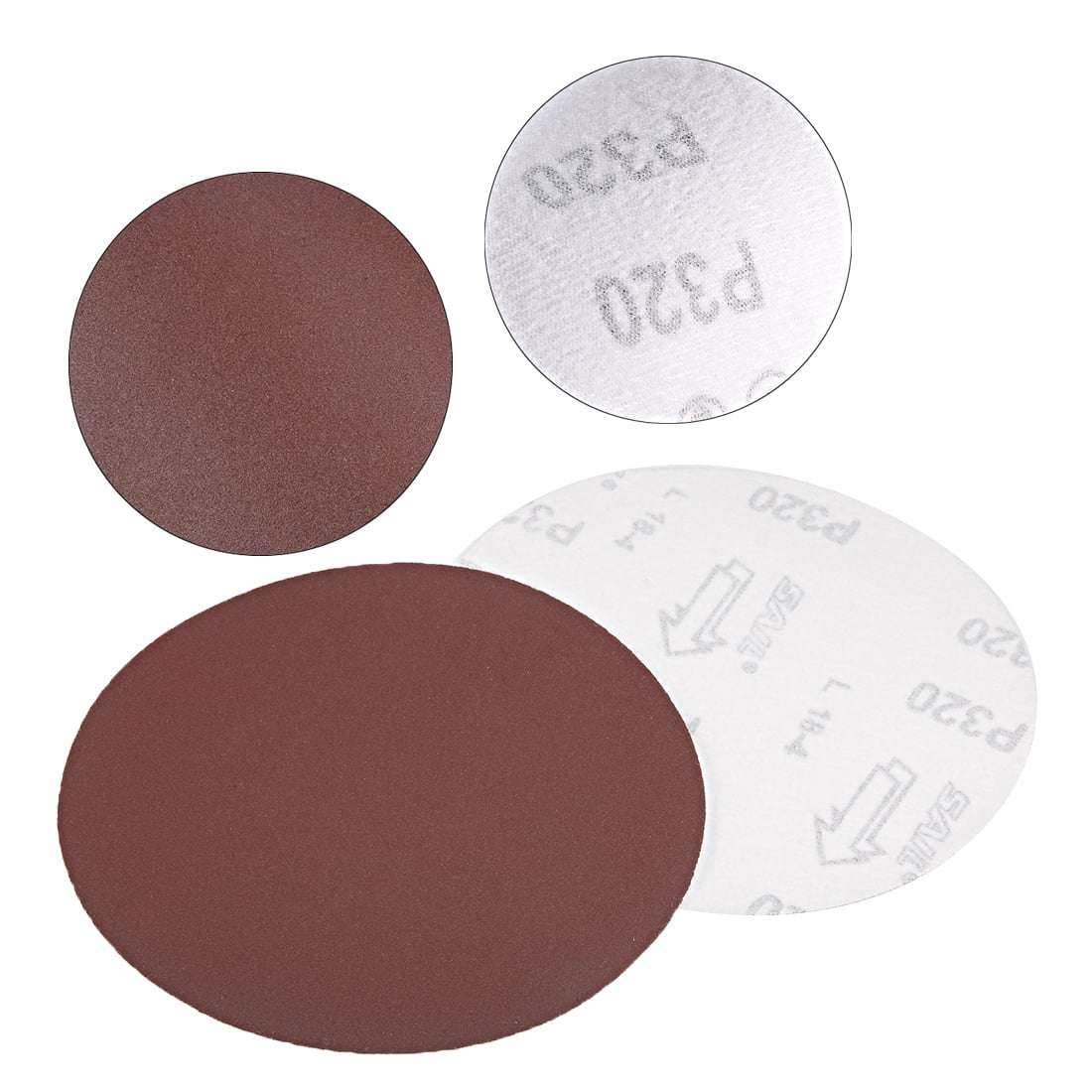 10pcs 5 Inch Hook And Loop Sanding Discs Sandpaper Disc Sandpaper Polishing Pad
