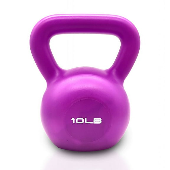 Kettlebell Sets, Strength Training Kettlebells Weight Set for Women, Vinyl Coated Kettle Bell for Home Gym Workout Weight Lifting Equipment, Comfortable Grip Wide Handle Weights 10lbs