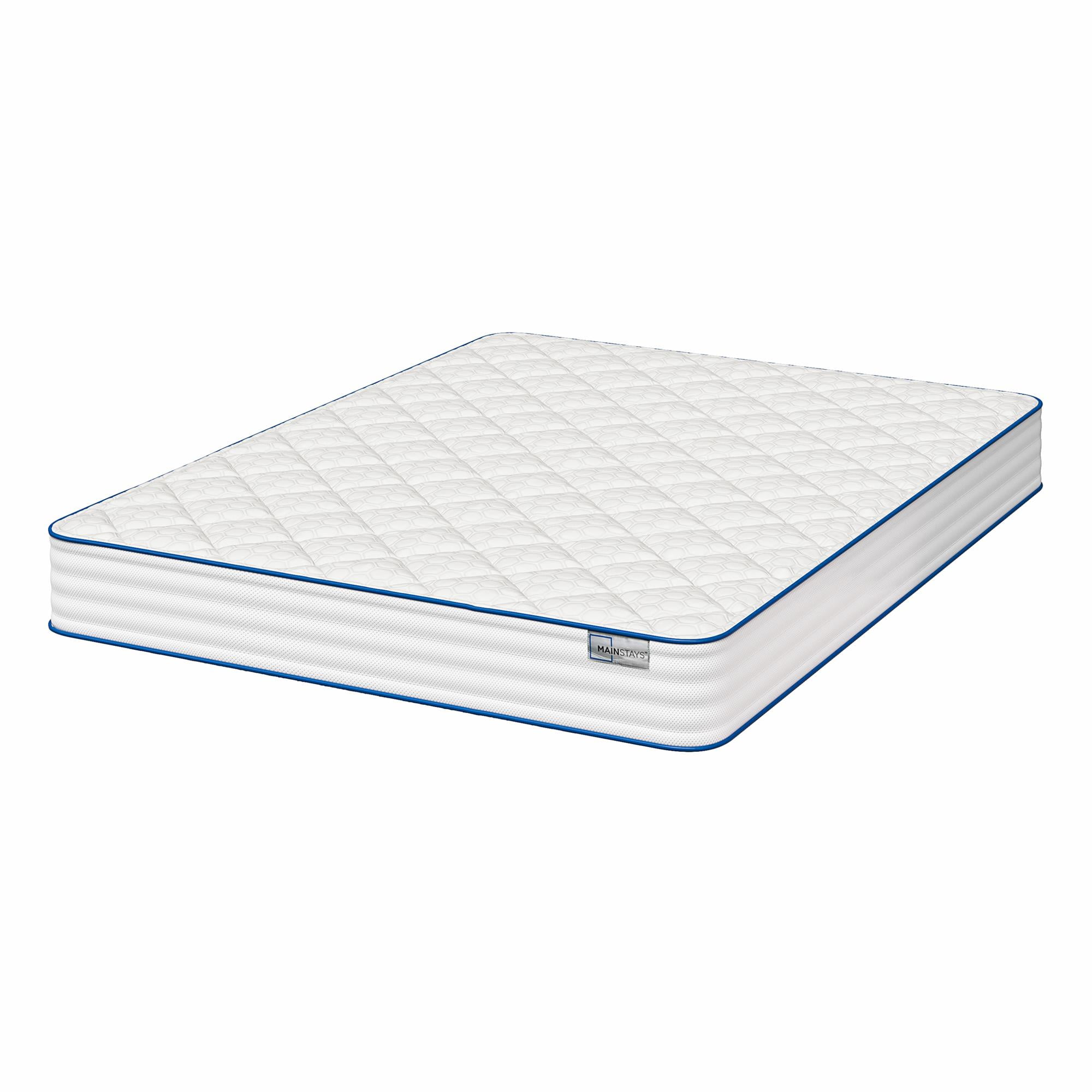 Mainstays 8" Pocket Spring Hybrid Bed Mattress in a Box, Medium Firm Queen
