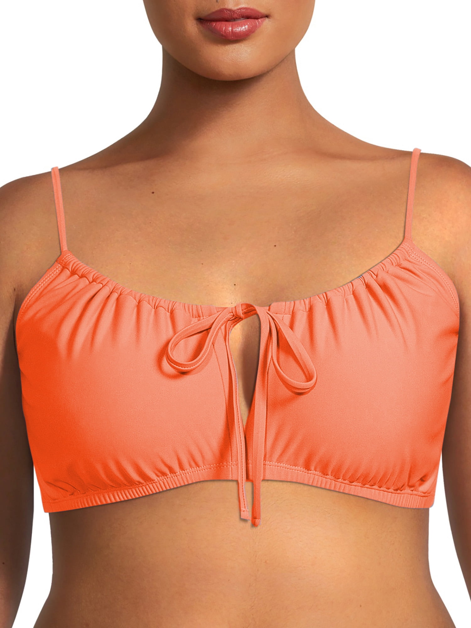 Time and Tru Women's and Women's Plus Size Keyhole Bikini Top