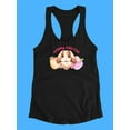 thumbnail image 3 of Happy Easter Bunny. Racerback Tank Women -SPIdeals Designs, Female Large, 3 of 4