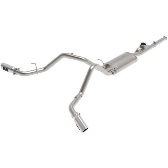 aFe Power Gemini XV 3 IN 304 Stainless Steel Cat-Back Exhaust System w/ Cut-Out Polished GM Trucks 09-18 V6-4.3/V8-4.8/5.3L 49-34131-P Fits select: 2009-2018 CHEVROLET SILVERADO, 2009-2018 GMC SIERRA
