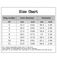 thumbnail image 7 of Xinyolin Couple Rings Shiny Cubic Zirconia - Jewelry Electroplated Exquisite Rings for Wedding, 7 of 7