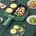 thumbnail image 5 of 3 in 1 Electric Omelette Pan Barbecue Pan Electric Cooker Multifunction Non-Stick Hotpot Food Steamer US Plug A, 5 of 8
